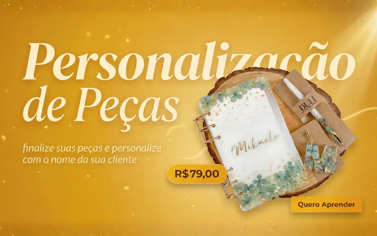 Acabamento Premium na resina